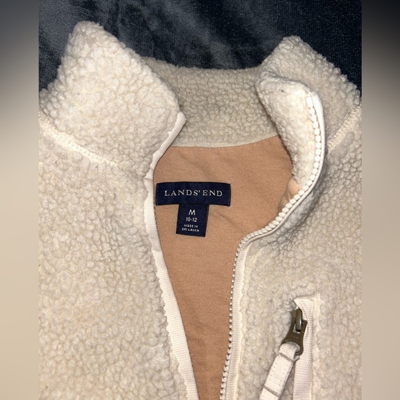 Lands End wool zip up jacket - Picture 2 of 5